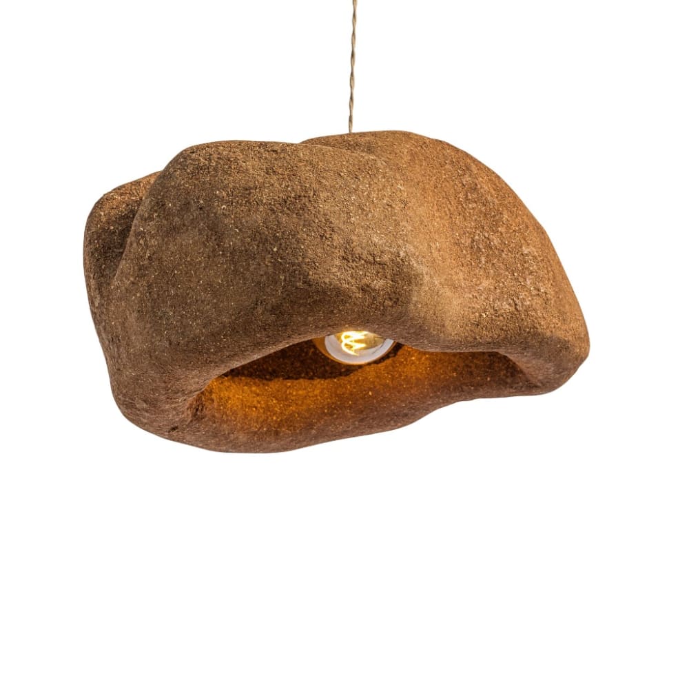 Suspension en sciure de bois de teck