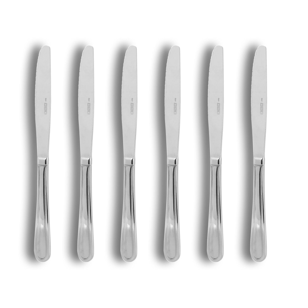 Lot de 6 couteaux à dessert en acier inoxydable