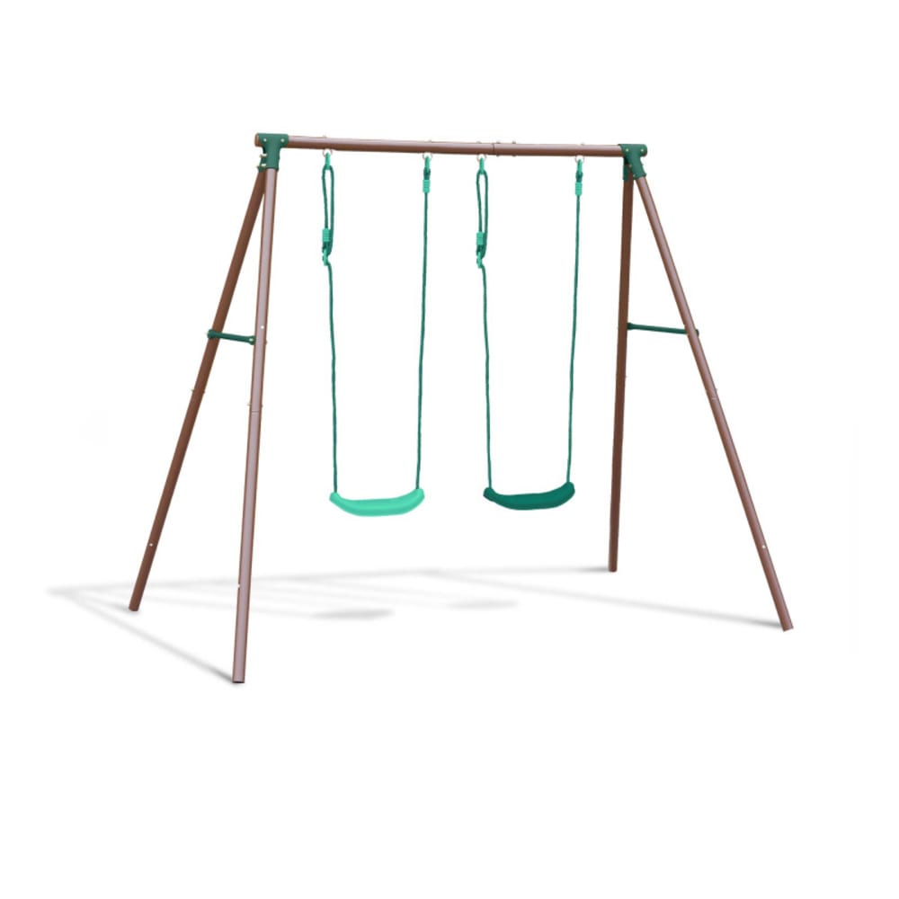 Portique en métal 2 agrès vert menthe