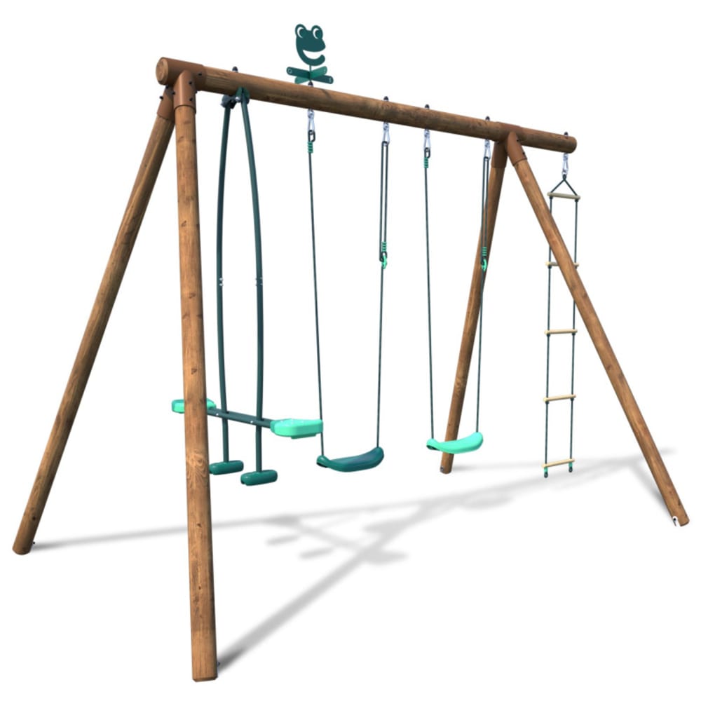 Balançoire en bois traité