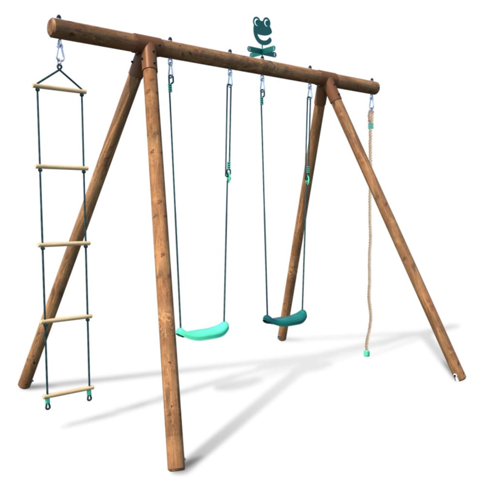 Balançoire en bois traité