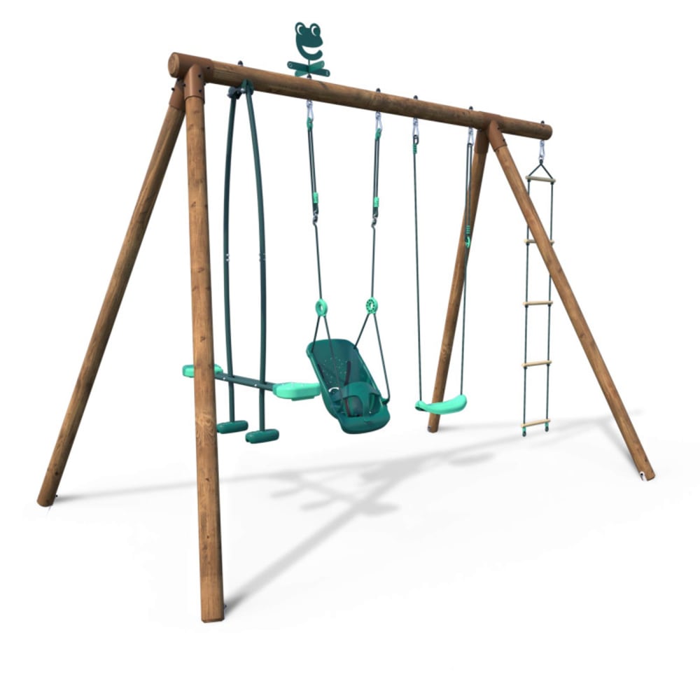 Balançoire en bois traité