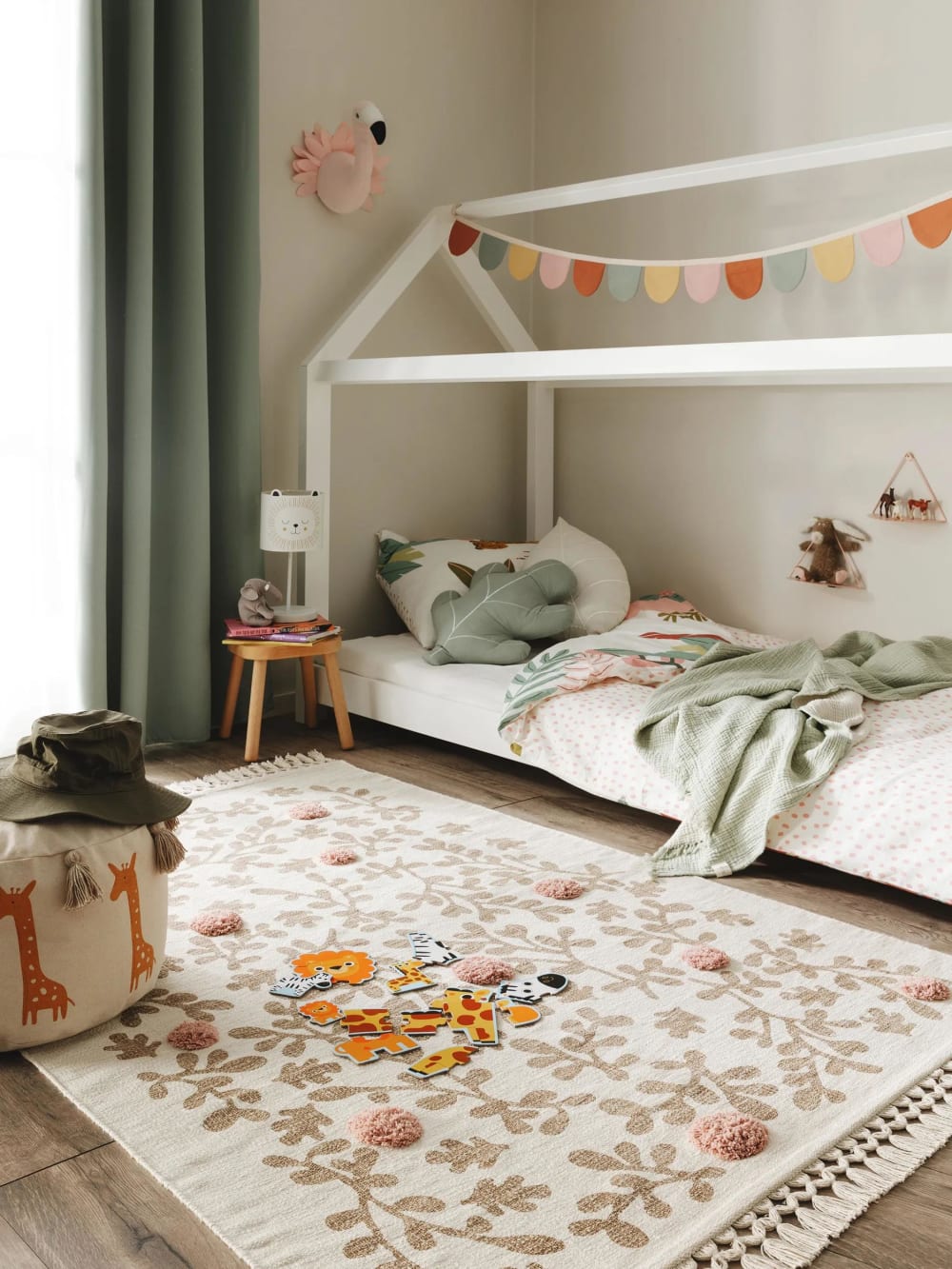 Tapis enfant crème/rose 90x130 (Benuta) - Image 1