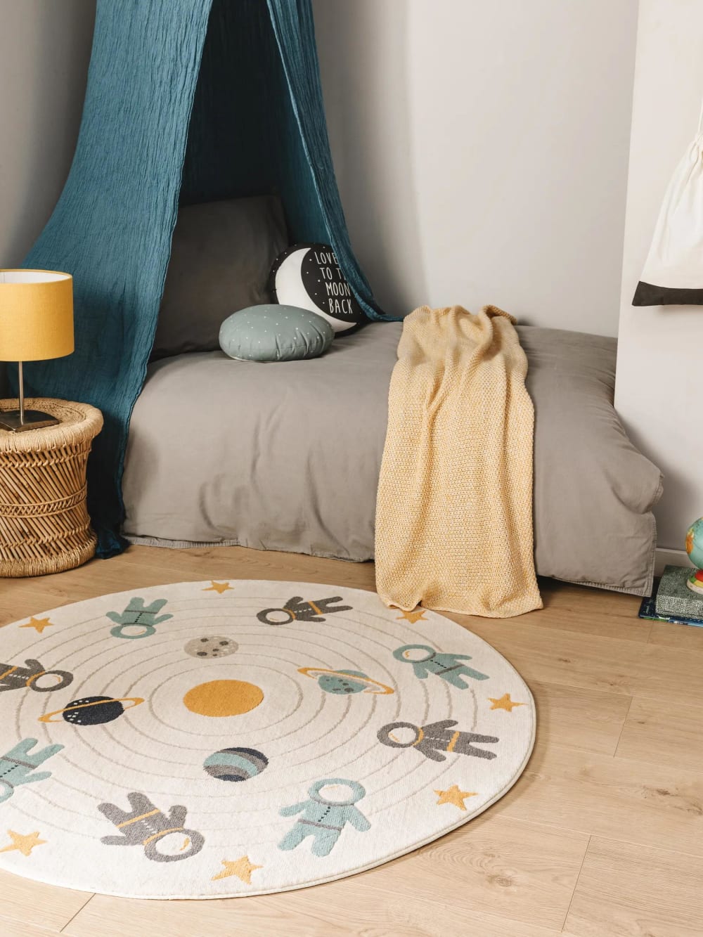 Kinderteppich cream D 120 rund - Maisons Du Monde