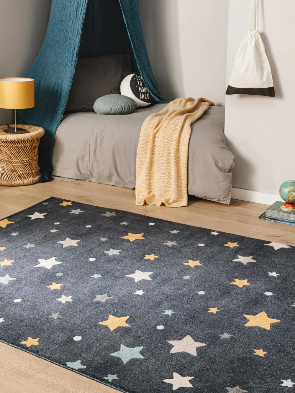 Kinderteppich blau 160x230 - Maisons Du Monde