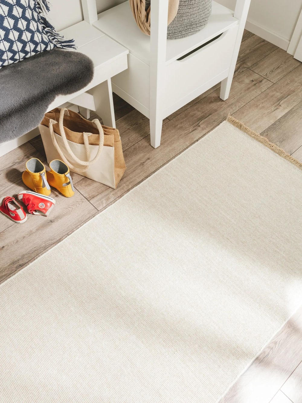 Tapis de couloir beige 70x200 — vue 4