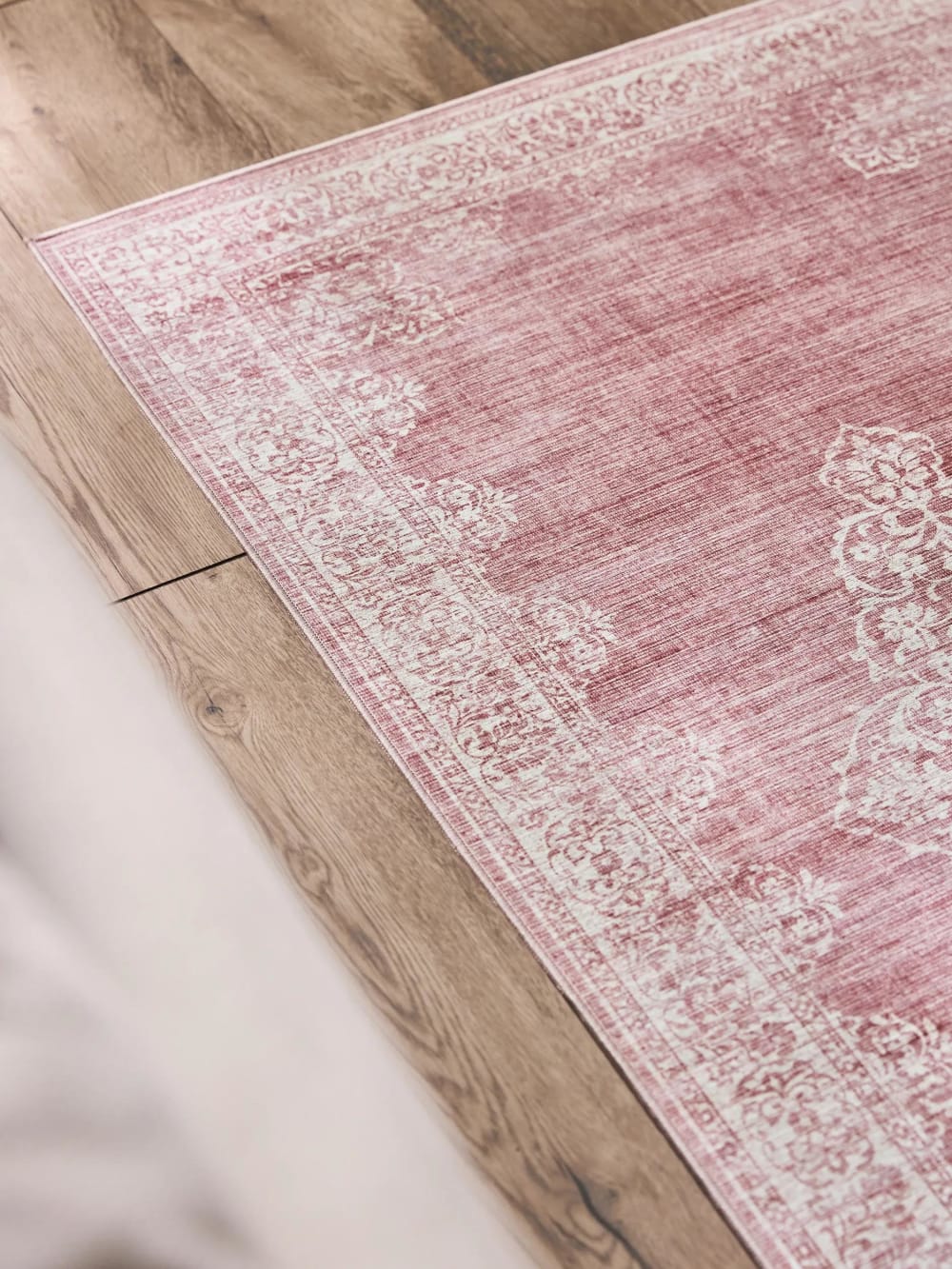 Tapis de couloir rose 80x240 — vue 4