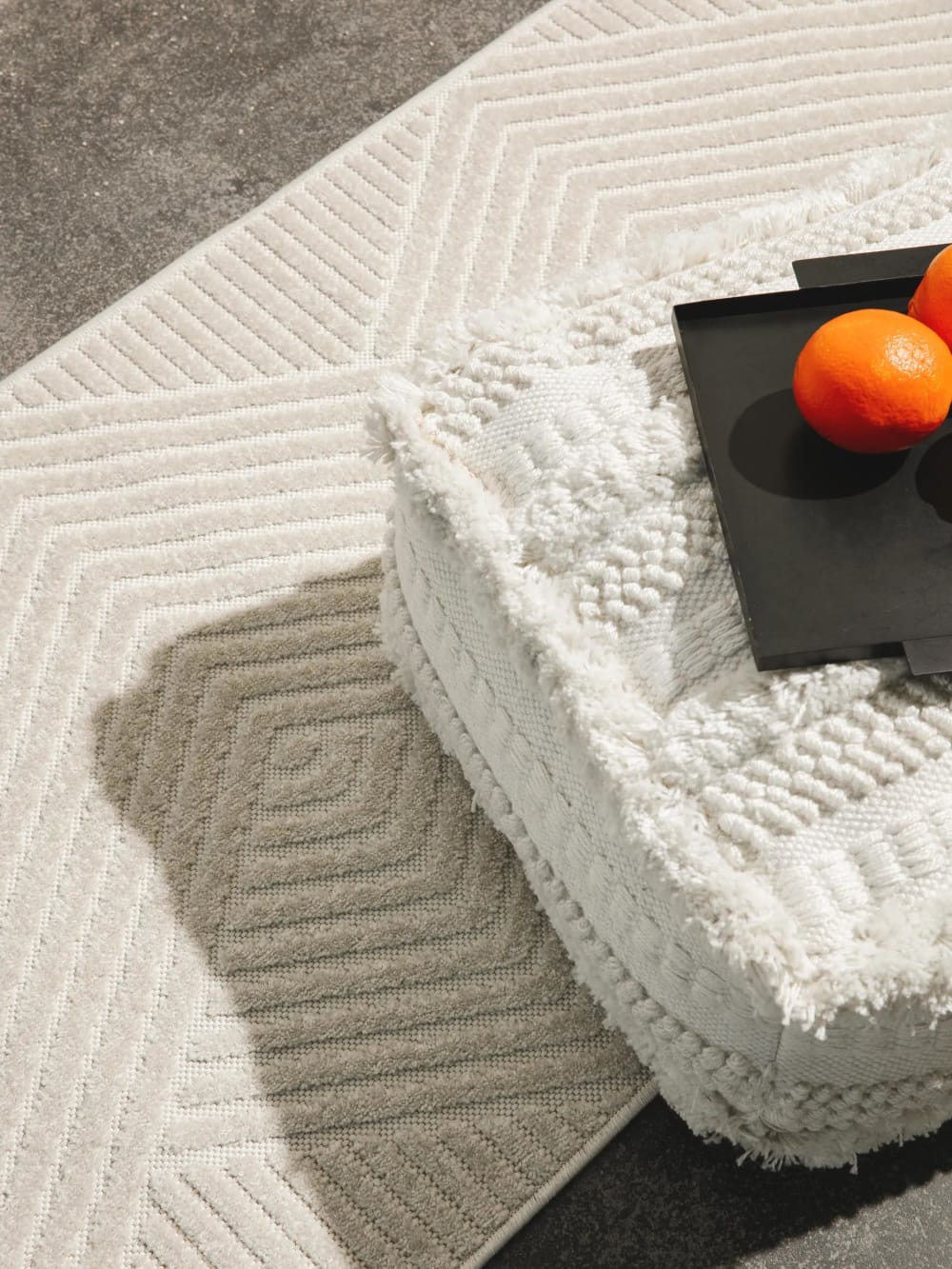 Tapis de couloir extérieur & intérieur crème 80x240 — vue 4