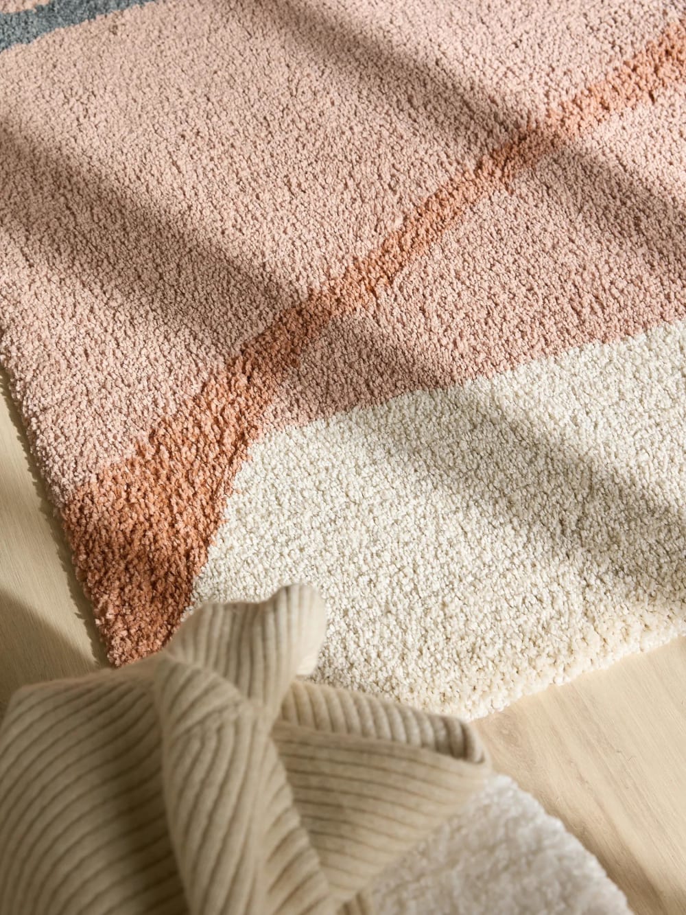 Tapis à poils longs multicouleur 120x170 — vue 4