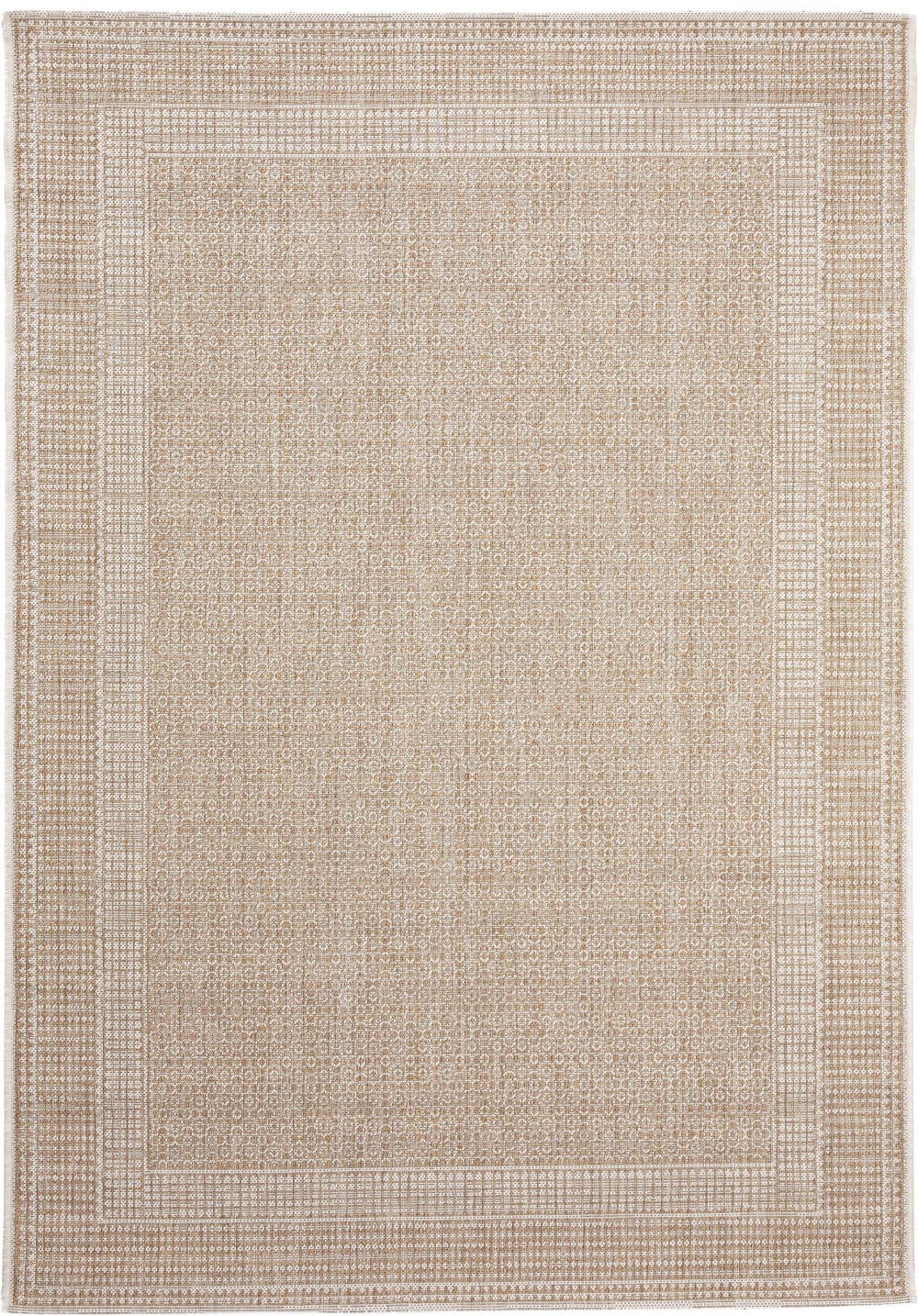 Tapis d'extérieur & intérieur crème/beige 80x150