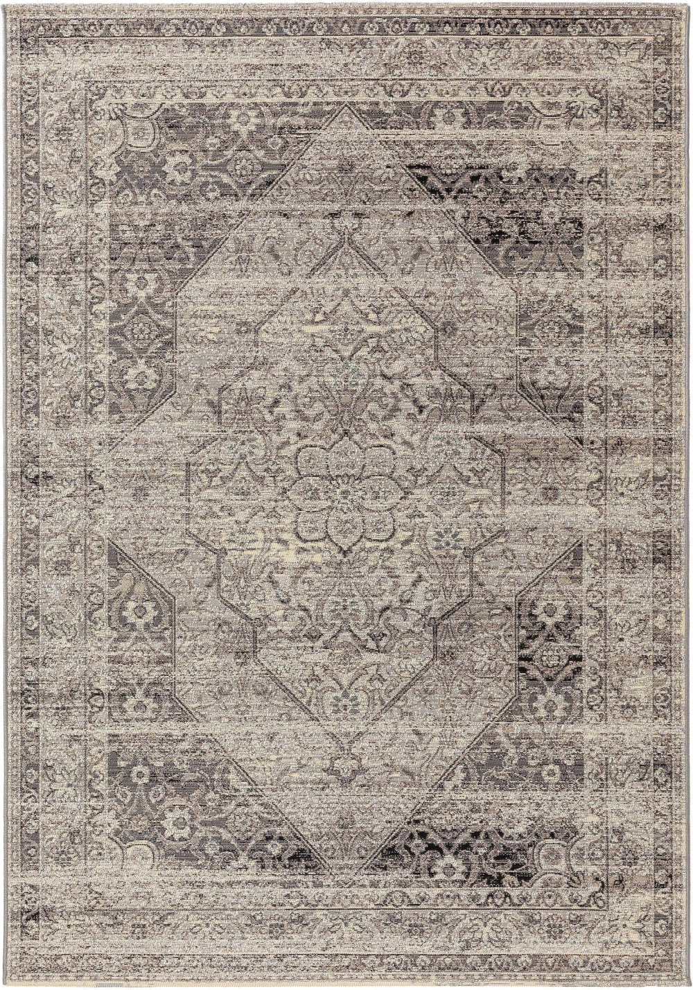 Tapis d'extérieur & intérieur anthracite 80x165
