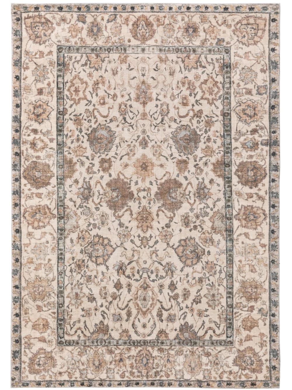 Benuta Teppich beige 160x230 style modern - Pvc - Polyvinlychlorid
