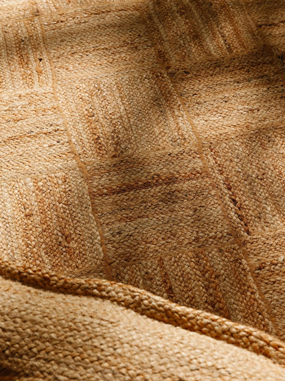 Tapis de jute marron clair 60x100 — vue 4
