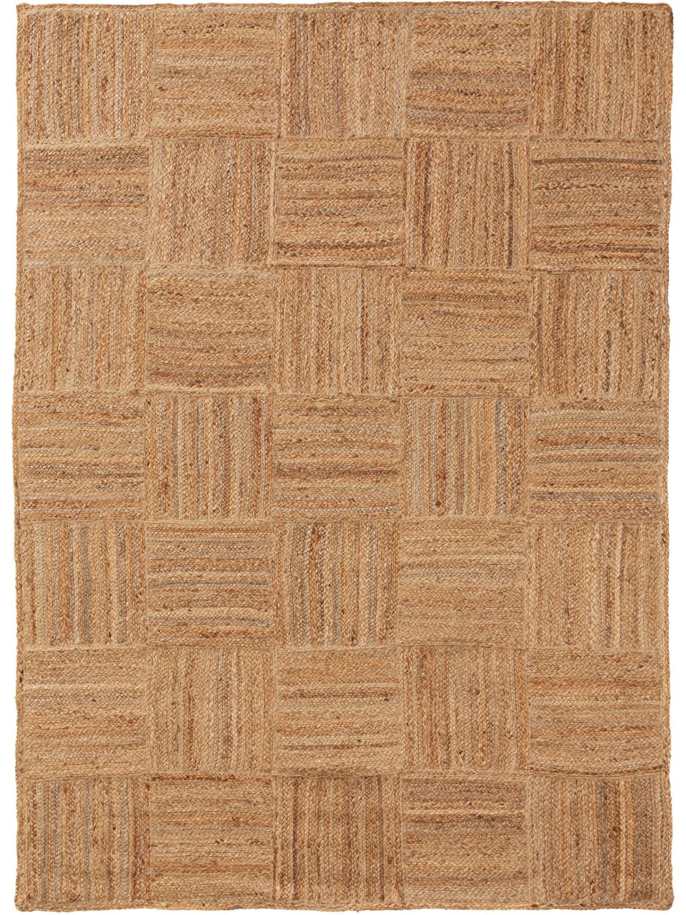 Tapis de jute marron clair 80x150
