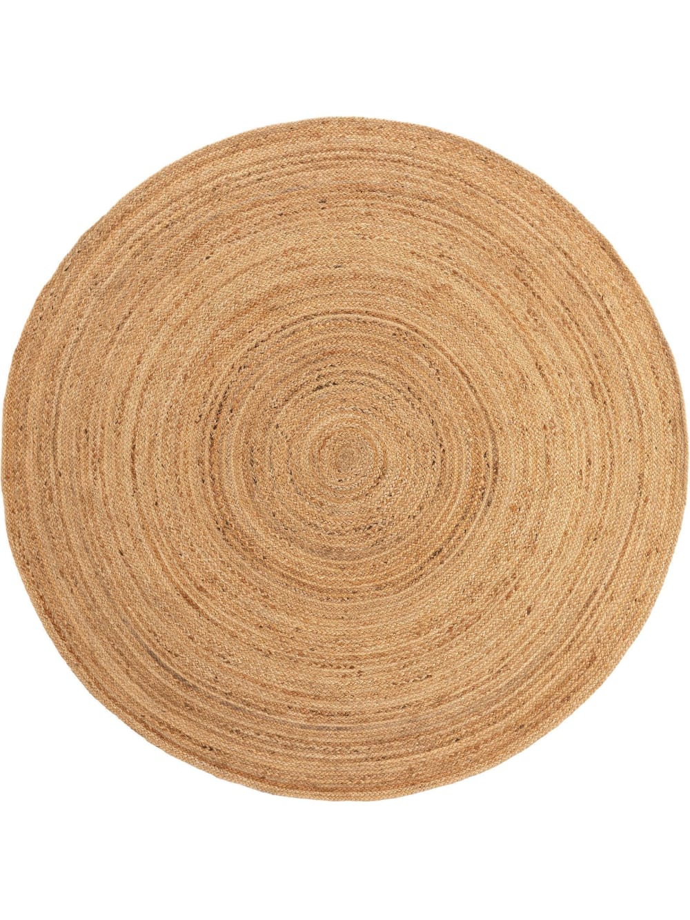 Tapis de jute marron clair D 160 rond