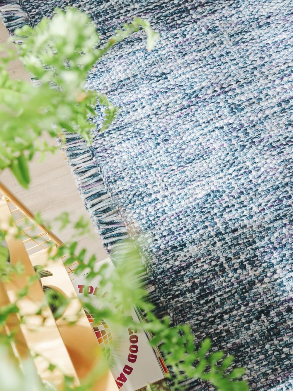 Tapis bleu 60x100 — vue 4