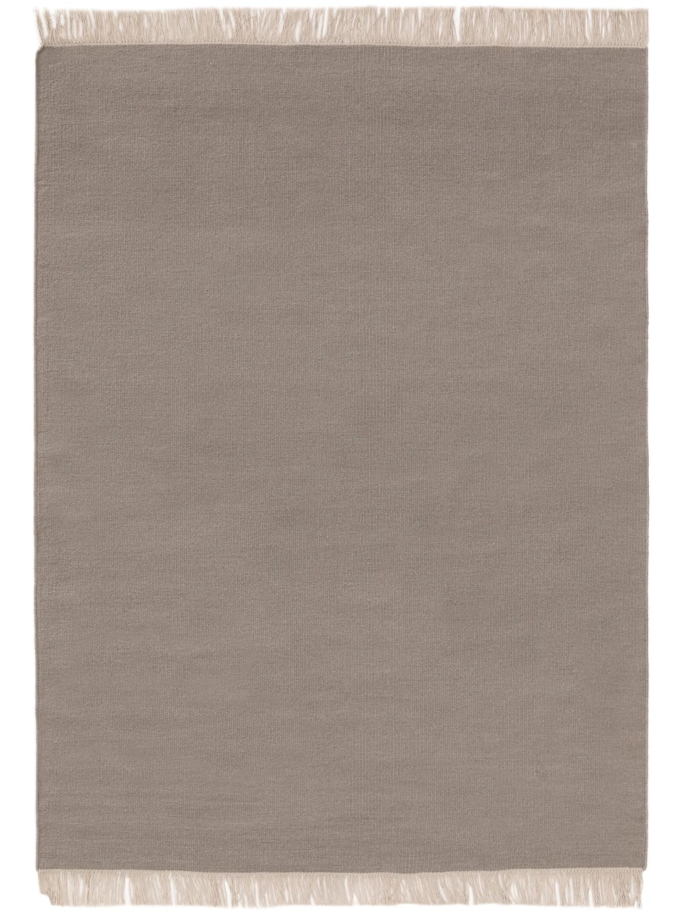 Tapis de laine gris clair 140x200