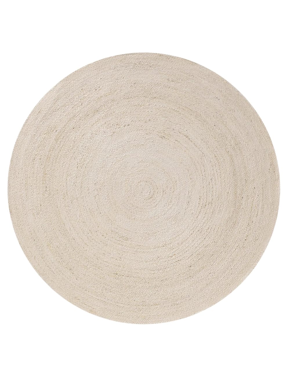 Tapis de jute ivory D 80 rond