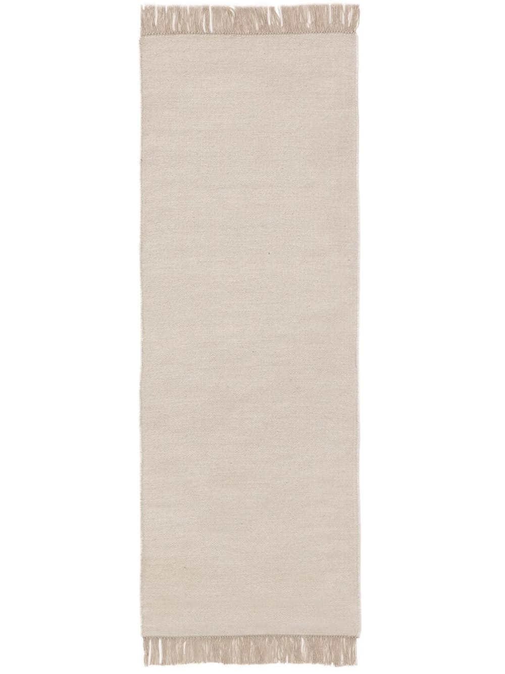 Benuta Teppich cream 80x250 style modern Beige Wolle