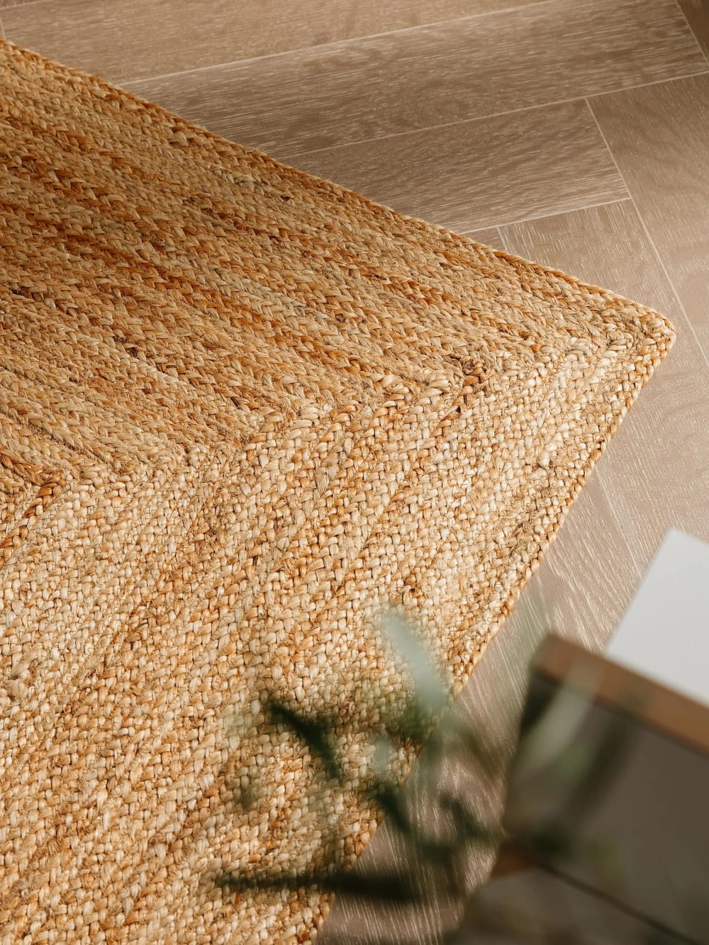 Tapis de jute marron clair 80x250 — vue 4