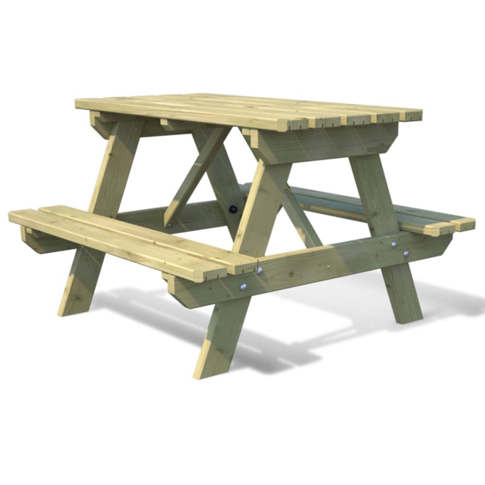 Table de pique-nique en bois traité