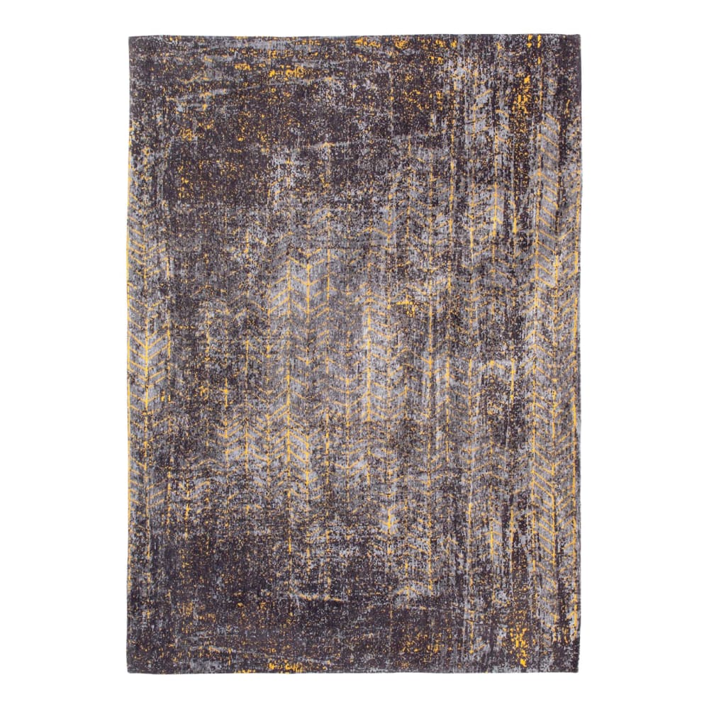 Tapis salon et chambre tissé plat 170x240 cm  Noir