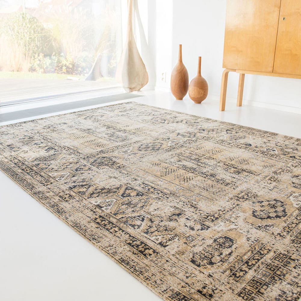 HADSCHLU - Teppich waschbar In-/Outdoor Beige 240x340 - Maisons