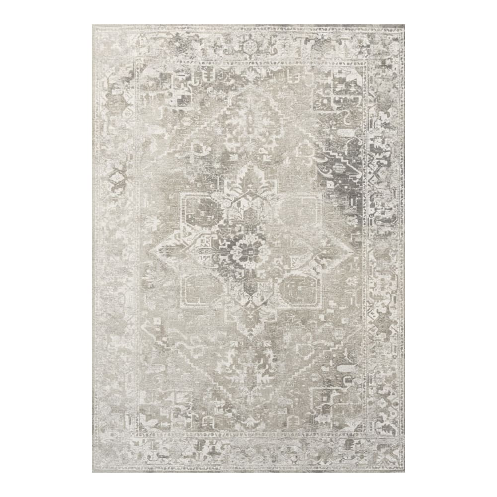 Louis de Poortere TABRIZ - Teppich waschbar In-/Outdoor Grau 240x340 Grau Pes - Polyester