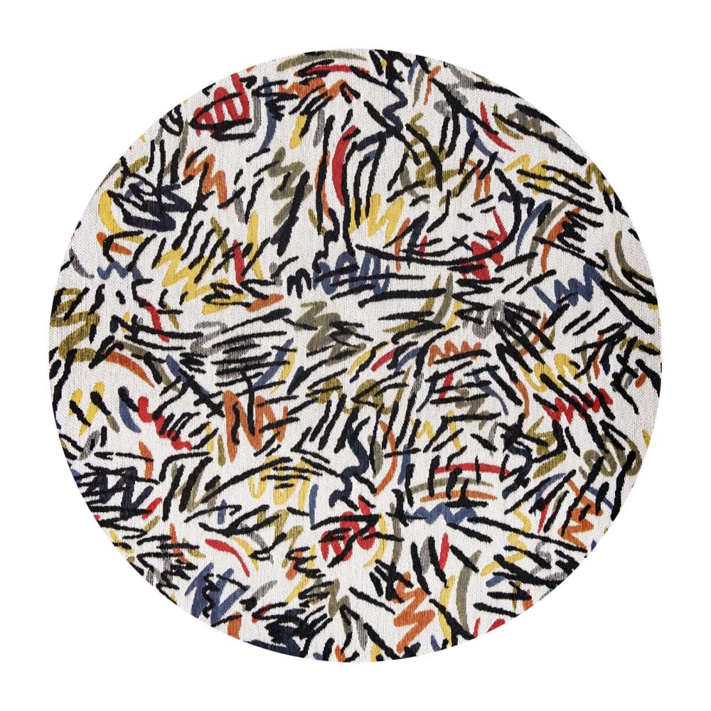 Louis de Poortere Teppich aus Polyester, 240x240, multicolor style modern Mehrfarbig Pes - Polyester