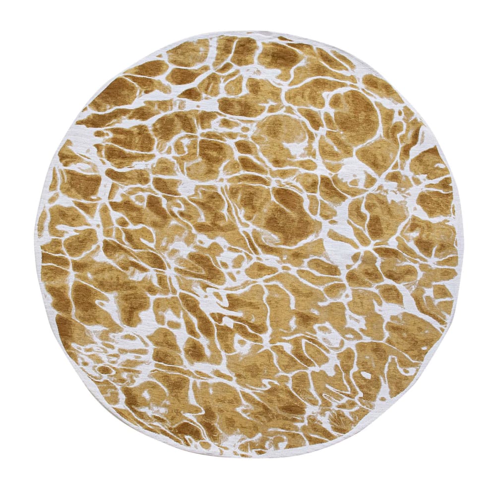 Louis de Poortere SWIM - Teppich Gelb 240x240 Gelb Pes - Polyester