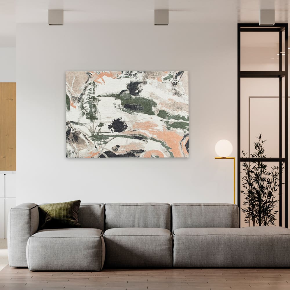 Tapis salon et chambre tissé plat 100x140 cm multicolore — vue 4