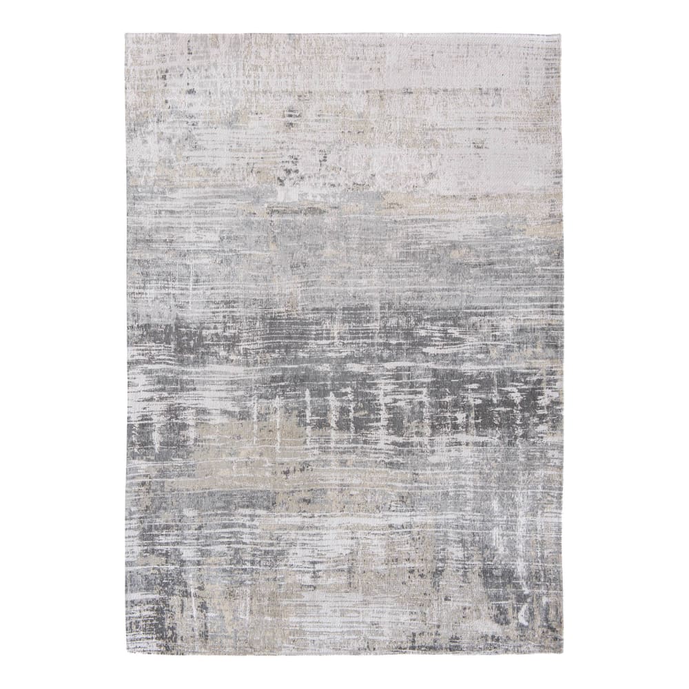 Louis de Poortere STREAKS - Teppich waschbar In-/Outdoor Grau 200x280 Grau Pes - Polyester