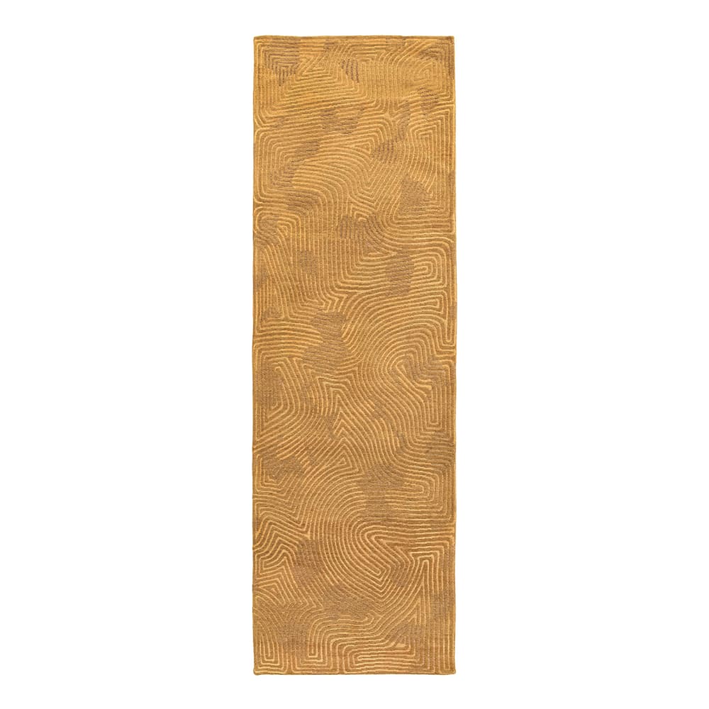 Louis de Poortere CORAL - Teppich Gelb 80x250 Gelb Pes - Polyester