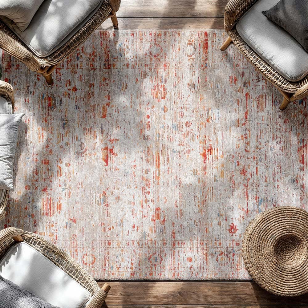 Teppich waschbar In-/Outdoor Rot 240x340 - Maisons Du Monde
