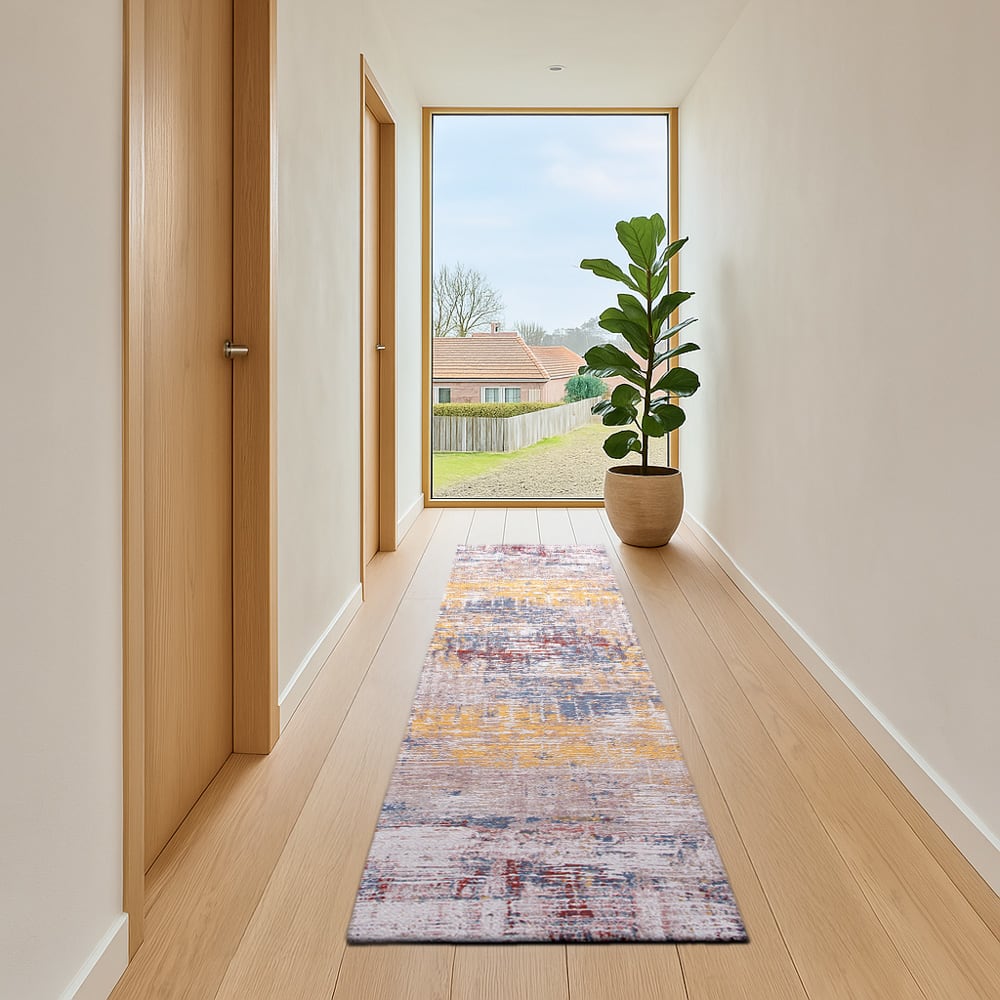 STREAKS - Teppich waschbar In-/Outdoor Mehrfarbig 80x250 -