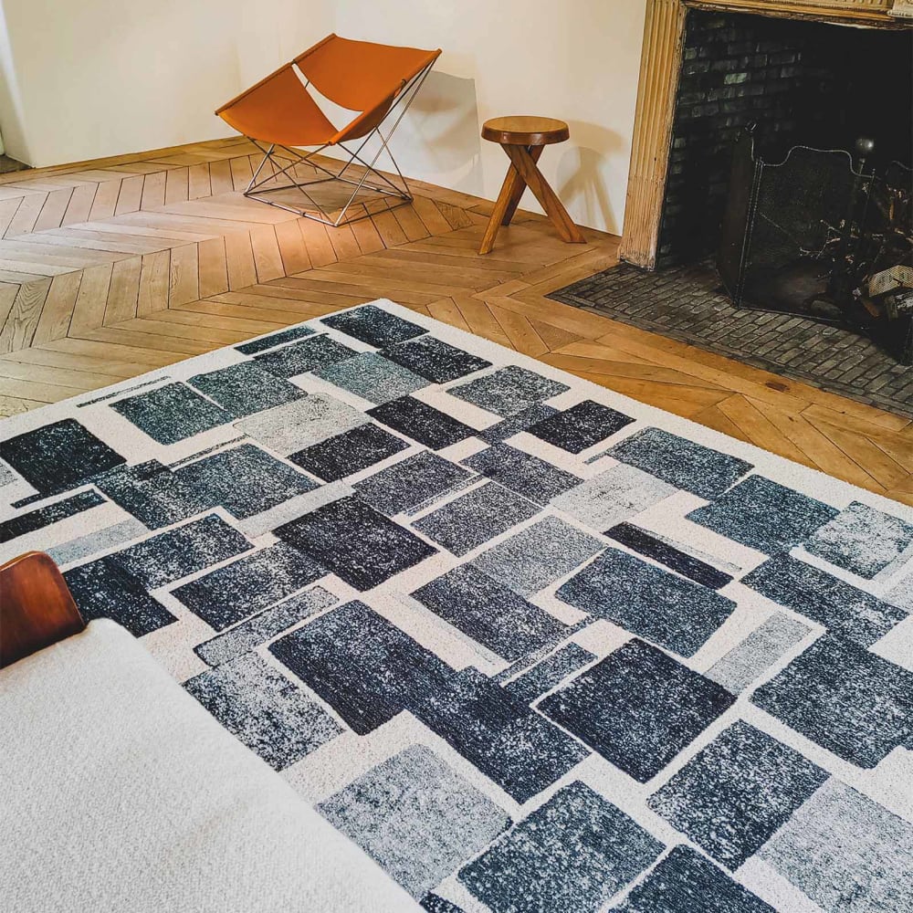 LUCIA - Teppich Blau 200x280 - Maisons Du Monde