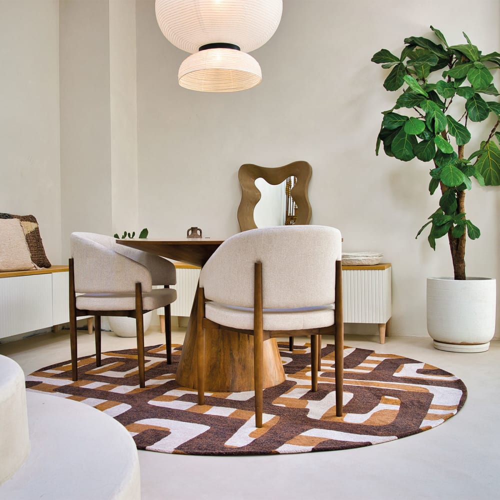 KUBA - Teppich Braun 240x240 - Maisons Du Monde