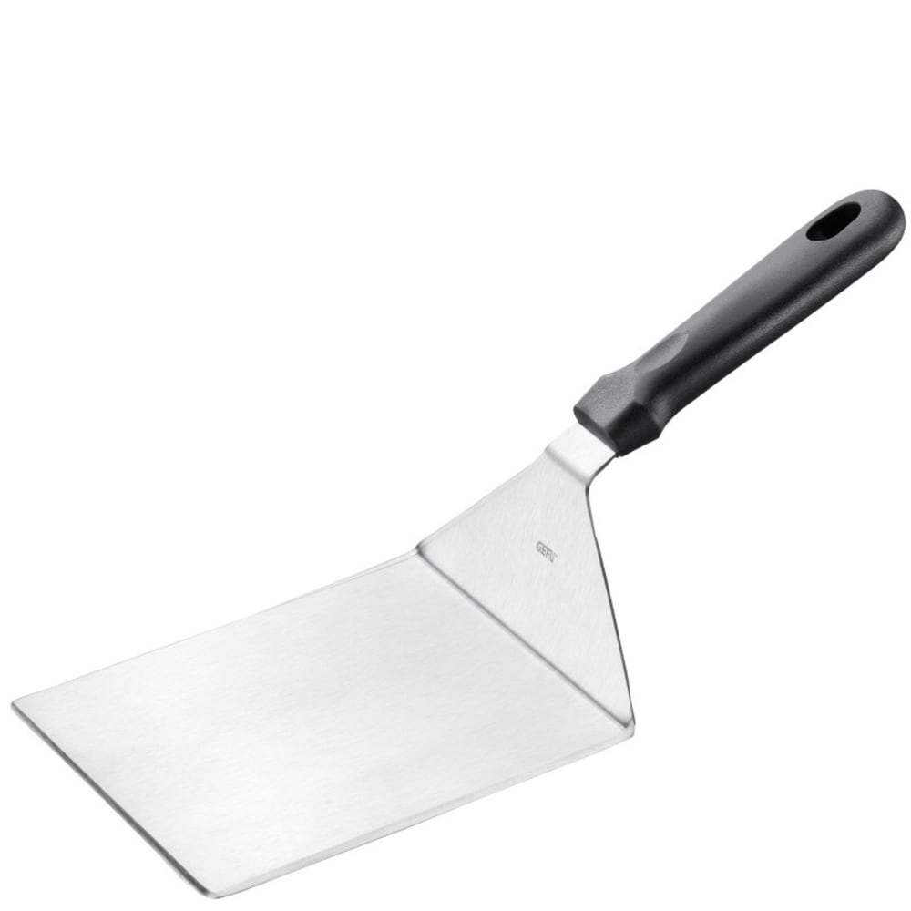 Spatule barbecue xxl en acier et plastique noir 32x14 cm