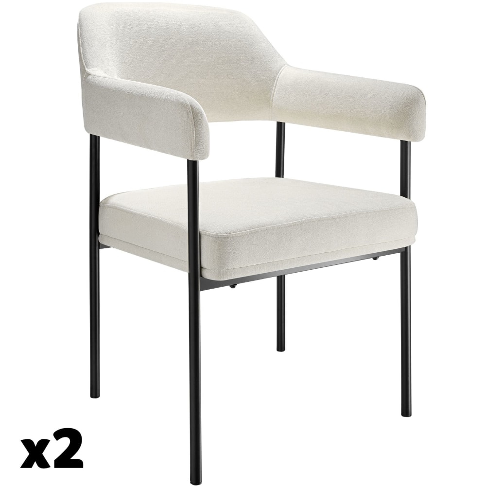Lot 2 fauteuils rembourrés