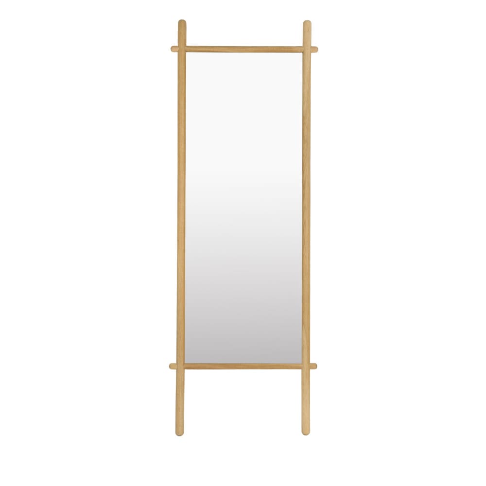 Miroir en bois 58x160cm - Bois clair