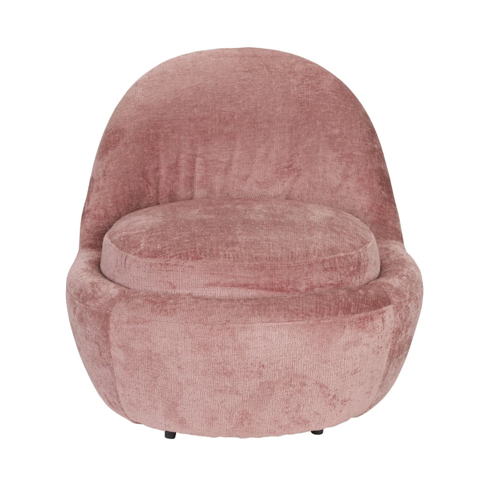 Fauteuil en velours - Rose