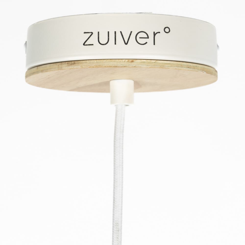 Suspension ronde en métal ø65cm - beige — vue 4