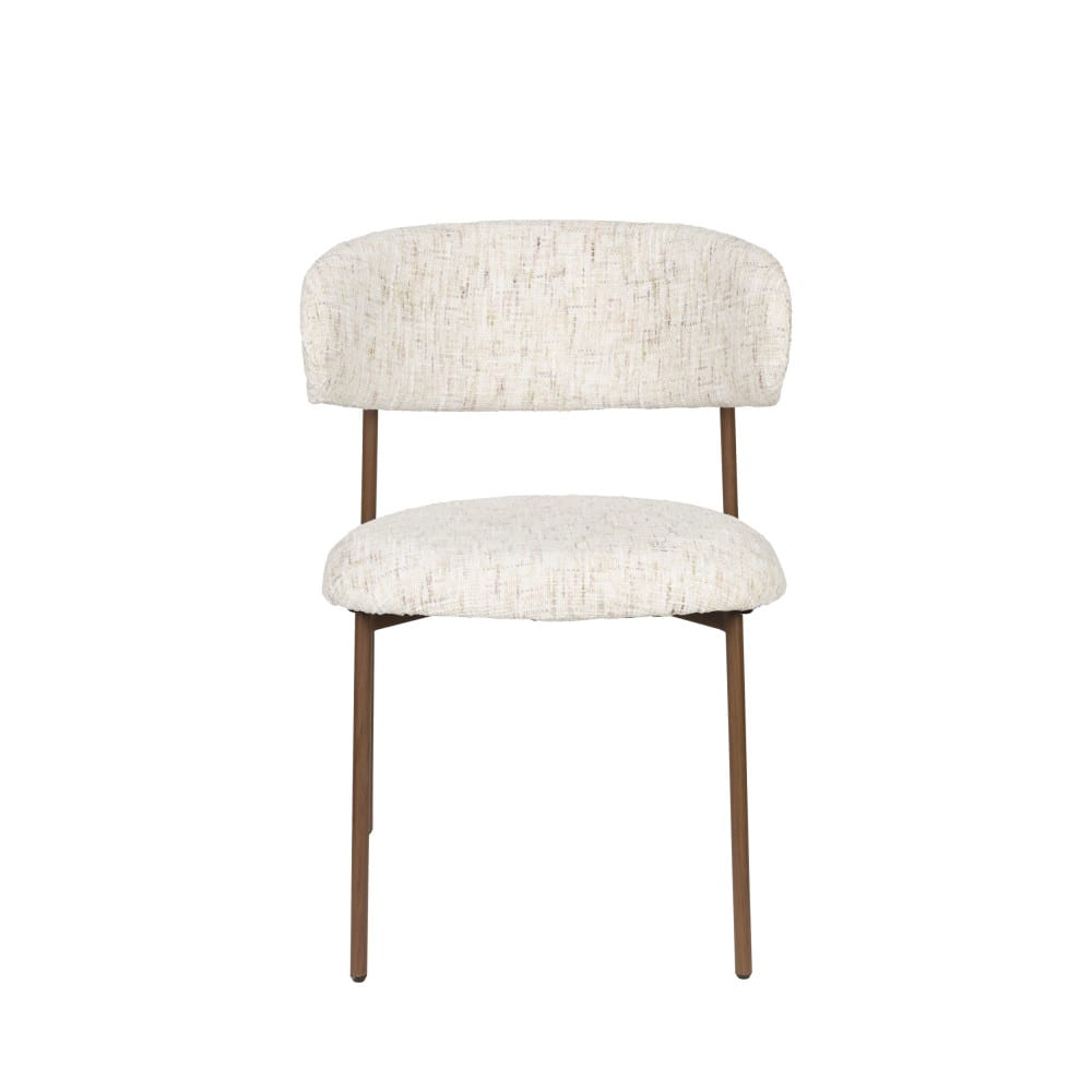 Lot de 2 chaises en tissu