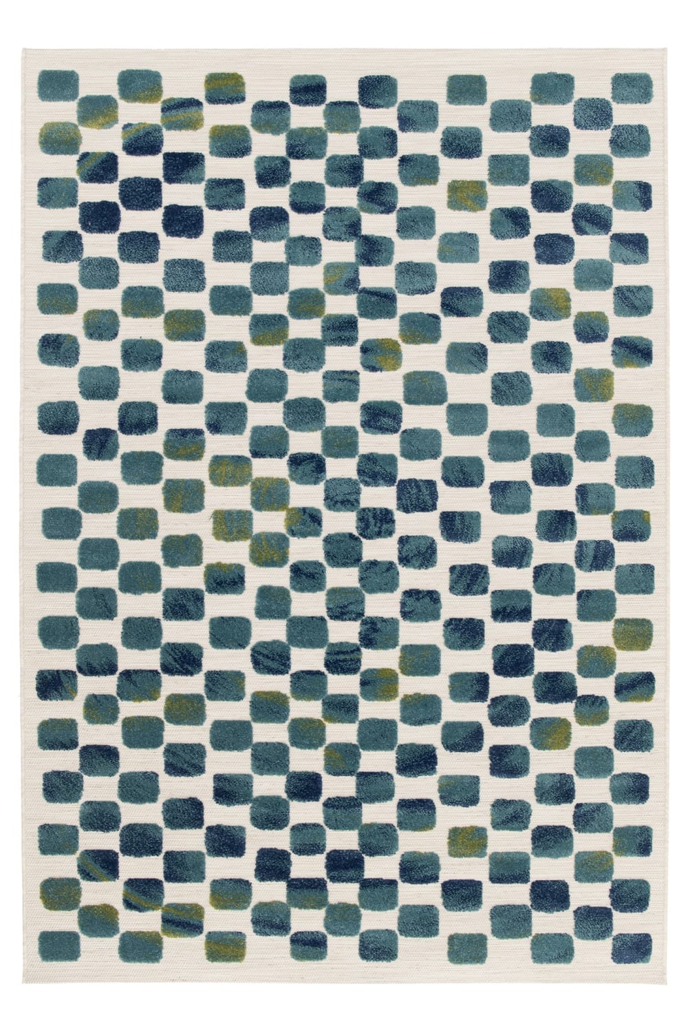 Tapis intérieur extérieur en velours coloré OPAL