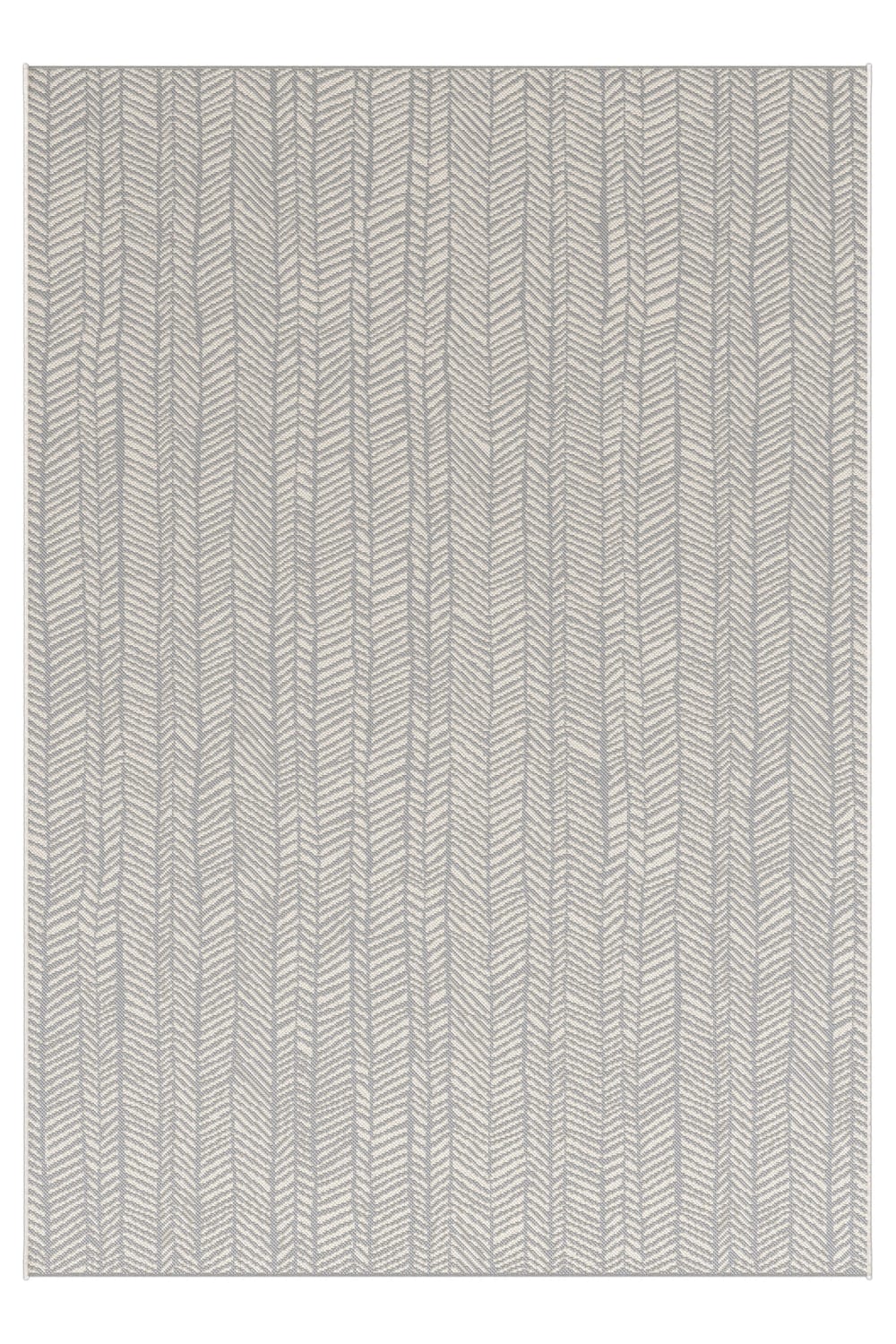 Tapis chevron tissé plat intérieur extérieur SYLVE