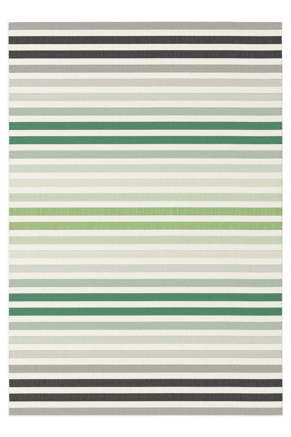 Tapis rayé graphique intérieur extérieur KADENCE