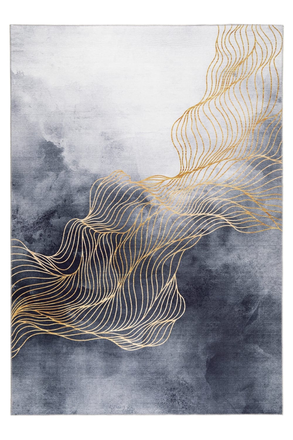 Tapis contemporain finition couture anglaise 160 x 230 cm