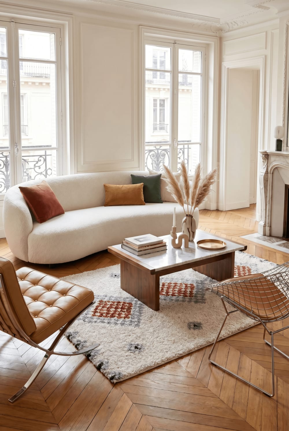 Tapis doux et épais de style ethnique 160 x 230 cm — vue 3