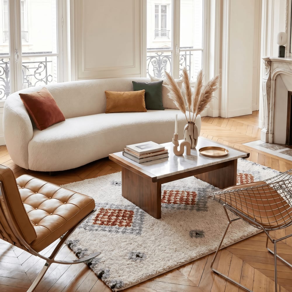 Teppich weich dick Ethno-Stil 160 x 230 cm - Maisons Du Monde