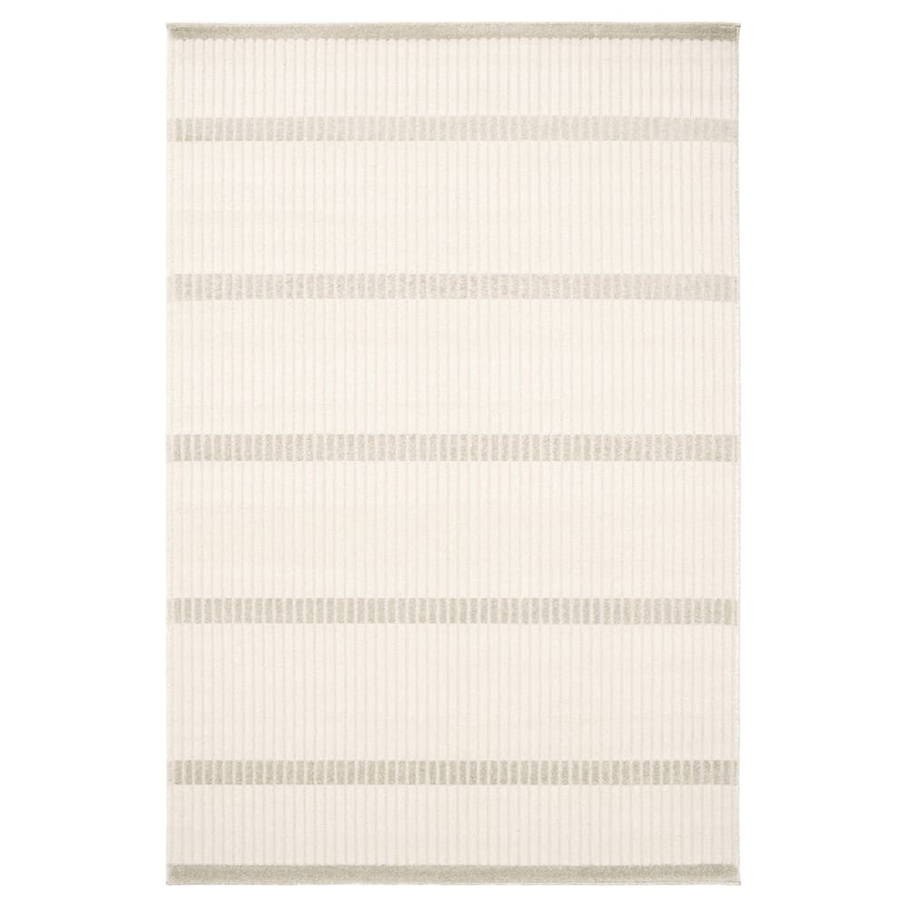 AFK Living Teppich sehr weich grafisch 120 x 170 cm style modern Beige Öko-Tex Zertifikat Pp - Polypropylen